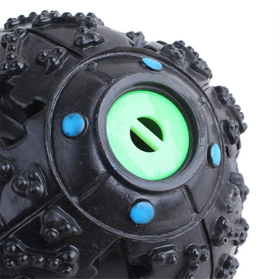 Pet Dog Toys For Small Big Dogs Funny Sound Ball Feeding Food Dispenser Squeaky Giggle Quack Training Chew Toys