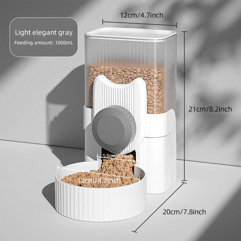 HOOPET Pet Dog Cat Automatic Dispenser Food Water Bottle Cat Bowl Feeding and Drinking Dog Water Pet Feeding Bowl Pet Supplies