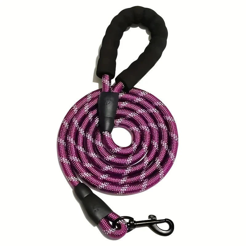 Reflective Dog Leash with Padded Handle.