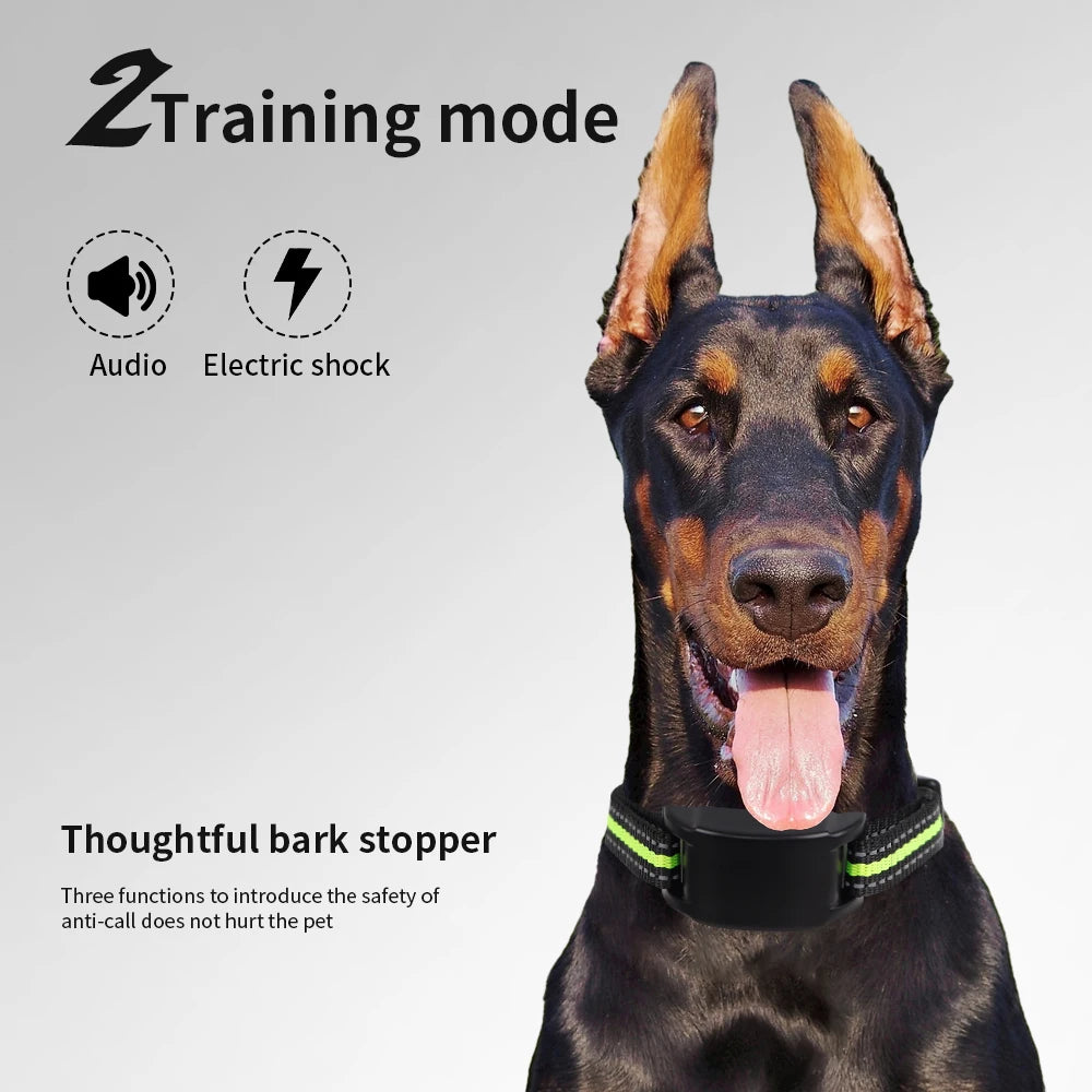 Dog Training Collar Anti-barking Collar Automatic Anti Bark Dog Collar USB.
