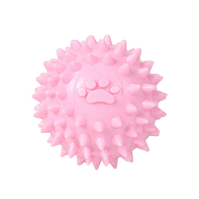 Dog Toy Ball Solid Bite-Resistant Chewing Indestructible Bouncing Ball Dog Rubber.