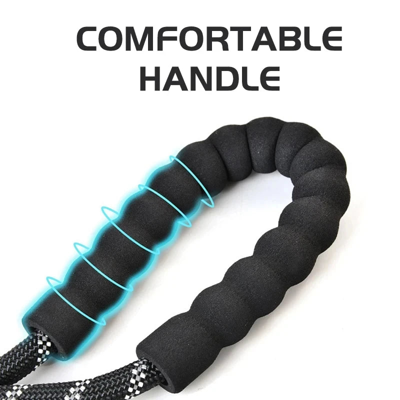Reflective Dog Leash with Padded Handle.