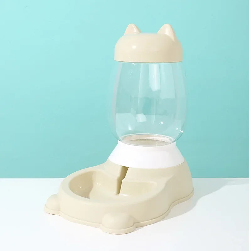 Dog Food Water Bowl Automatic Feeder Dispenser for Cat Dog Bulldog Large Capacity Pet Drinking Bowl Cat Supplies