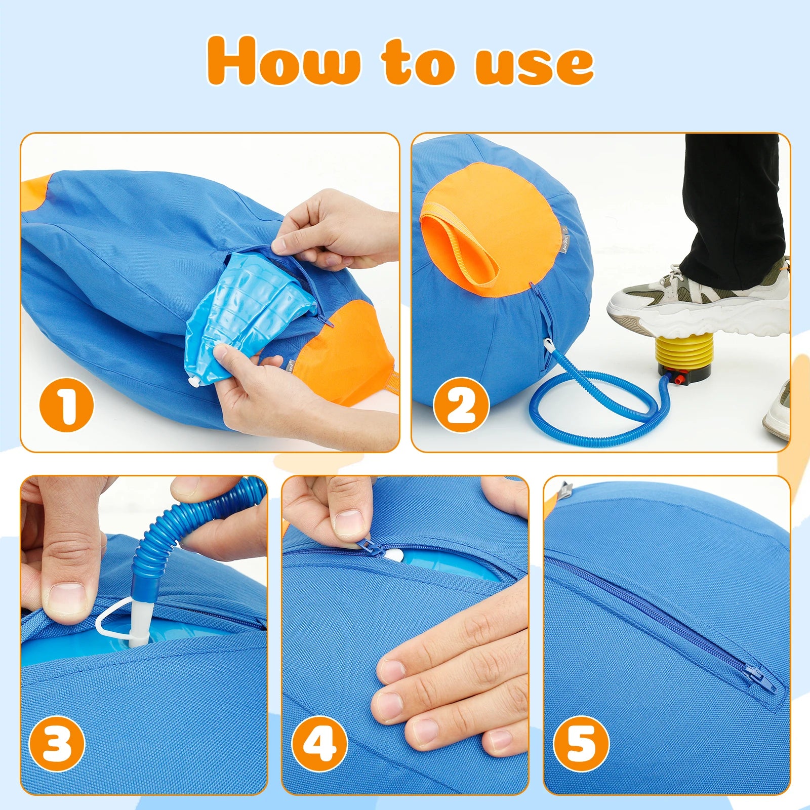 Dogs Outdoor Inflatable Ball Toy Herding Ball Agility Training.