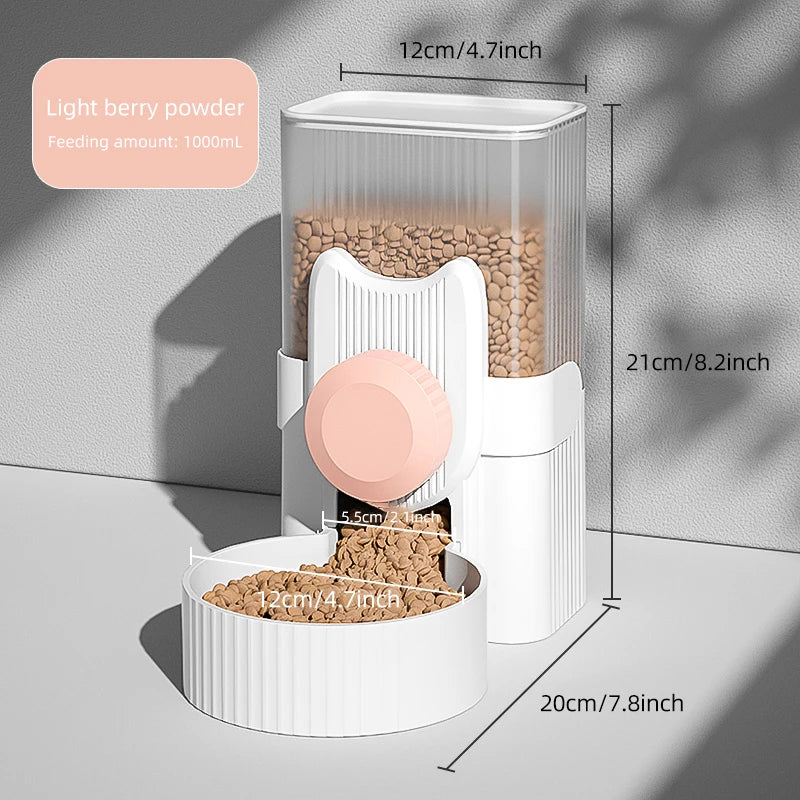 HOOPET Pet Dog Cat Automatic Dispenser Food Water Bottle Cat Bowl Feeding and Drinking Dog Water Pet Feeding Bowl Pet Supplies