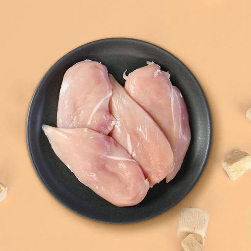 Pet freeze-dried cat snacks freeze-dried chicken duck chicken breast freeze-dried barrel 1.5kg
