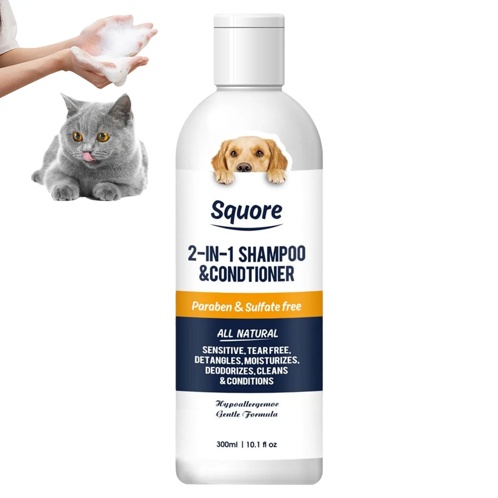 300ml Pet Cleaning Shampoo Pet Shower Gel dog cat Shampoo Conditioner Pet Cleaning Foam Dog Cat Puppy Cleaning Bath Shower Gel