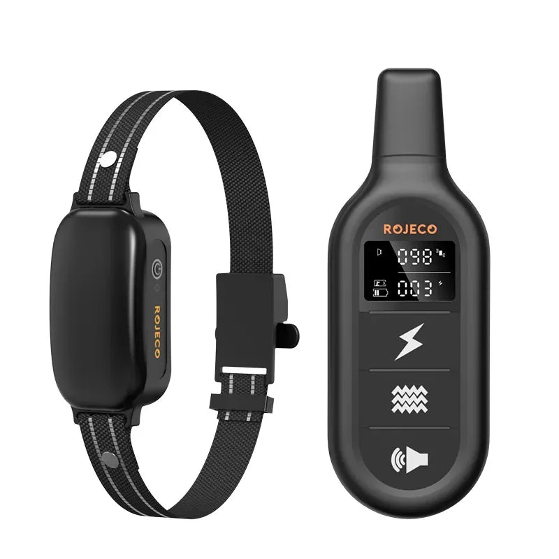 ROJECO Electric Dog Training Collar Digital Rechargeable Remote Control.