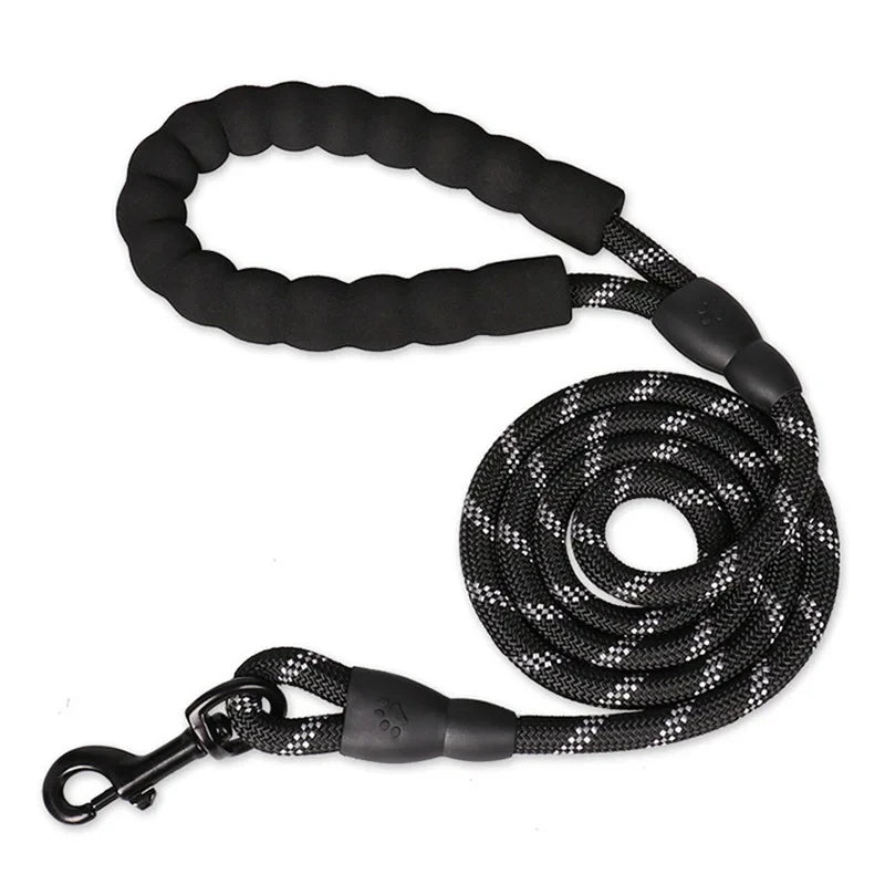 Reflective Dog Leash with Padded Handle.