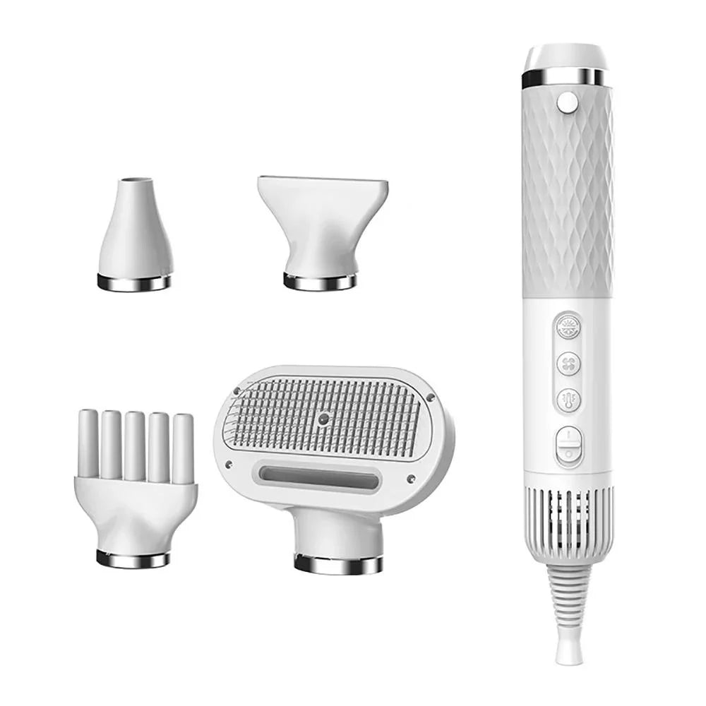 Dog Dryer Portable Dog Hair Dryer with 4 Nozzles,Dog Blow Dryer.