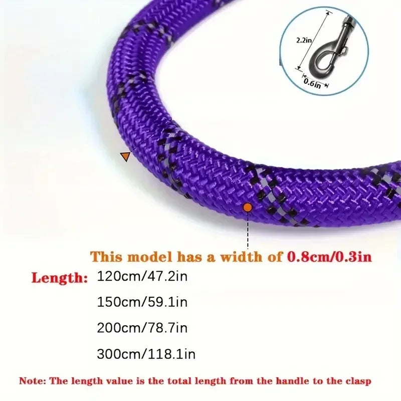 Reflective Dog Leash with Padded Handle.