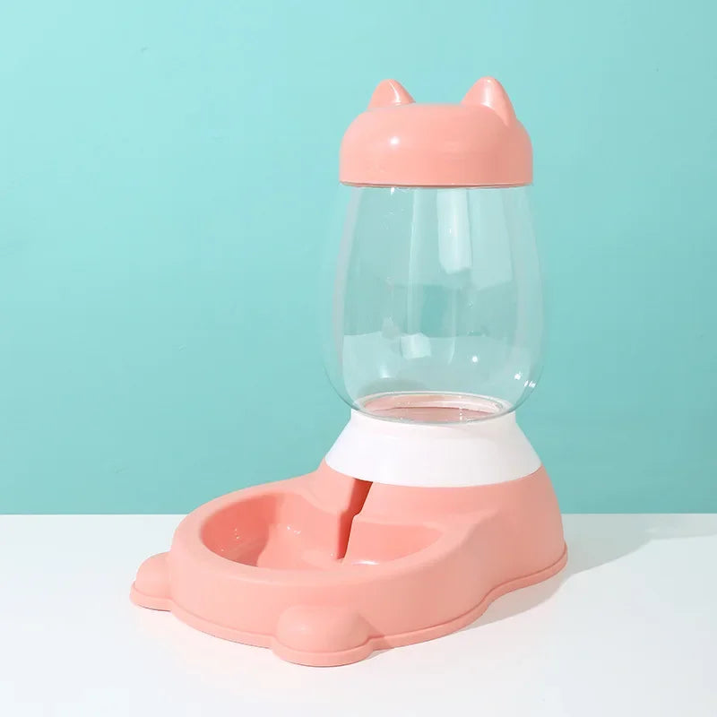 Dog Food Water Bowl Automatic Feeder Dispenser for Cat Dog Bulldog Large Capacity Pet Drinking Bowl Cat Supplies