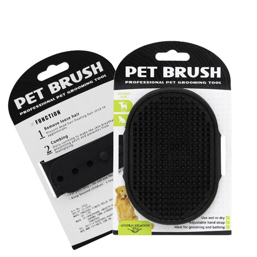 Pet Cleaning Brush Dog Cats Bath Soft Rubber Silicone Massage Gloves Comb Hair Remover Wash Grooming Cleaning Washing Supplies