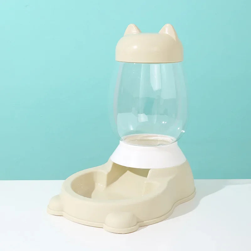 Dog Food Water Bowl Automatic Feeder Dispenser for Cat Dog Bulldog Large Capacity Pet Drinking Bowl Cat Supplies